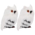 thumbnail image 4 of PENGXIANG 2pcs Owl Statue Owl Shape Ornament Garden Scene Layout Decor Simulation Owl, 4 of 8