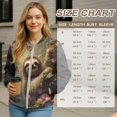 thumbnail image 7 of DISNIMO Sloth Floral Printed Jackets for Women Zip Up Sweatshirts V Neck Outwear Long Sleeve Sweatshirt Jacket for Fall Winter, L, 7 of 7
