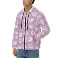 thumbnail image 3 of Kdxio Sheeps Print Men Hoodies Casual Hoodies for Men with Zip Pockets Full Zip Long Sleeve Sweatshirt Sports Hooded Jacket-Medium, 3 of 5