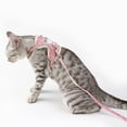 thumbnail image 4 of Walbest Cat Harness Polyester Cotton Gird Design Breathable, S (3937" to 5906" Chest Size), 4 of 6