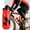 Red, variant on Dnogom 610ml Insulated Bike Water Bottle, Leak-Proof Sport Squeezing Bottle (Fits Bike Cages)