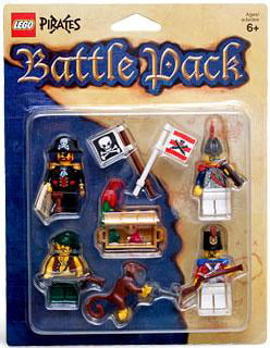 PIRATES Battle PACK ~ New Sealed Package ~ Lego Minifigures w/ Assesories 