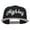 Grey Black, variant on High Key Embroidered Premium Mesh Snapback - Black White OSFM