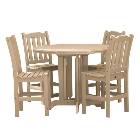 highwood® Eco-Friendly Lehigh 5pc Round Counter Dining Set