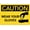 Warning Sign 6, variant on Caution Wear Your Gloves Graphic Metal Aluminum Sign 12 x 8 Inches - Weather Resistant, Waterproof, Indoor Outdoor Workplace Safety Sign