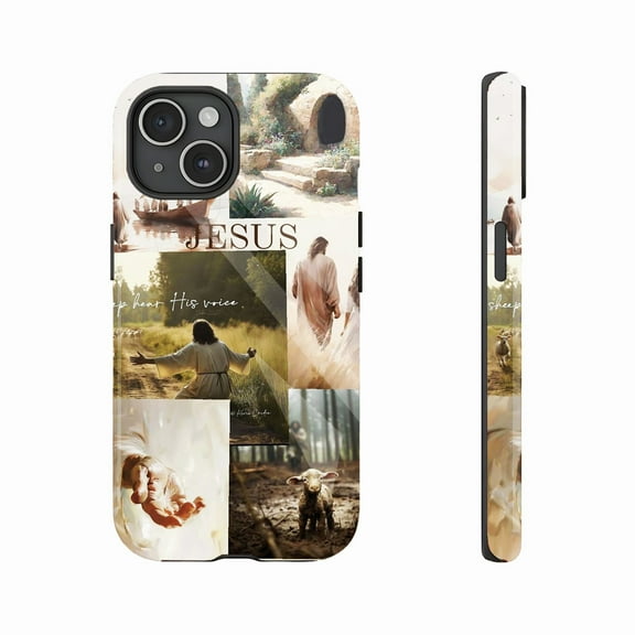 Christian Jesus Fish Symbol Phone Case for iPhone 11/12/13/14/15/16 Pro Max Plus - High-Quality Durable Design with Eye-Catching Religious Art for Faith-Inspired Daily Use, Compatible with All iPhone