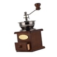 thumbnail image 1 of Naiovety Molinillo de café Manual, molinillo de manivela de hierro fundido Vintage, ajustes de molienda con tanque de polvo, trituradora de frijoles, Juegos de servir café y té Naiovety HA037144-00, 1 of 6