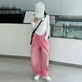 thumbnail image 5 of JLMSPLWG Kids Baggy Pants Wide Leg Jeans Girls Cute High Waist Pants Tween Girls Personalized Straight Casual Jean Toddler Girl Clothes, 5 of 9