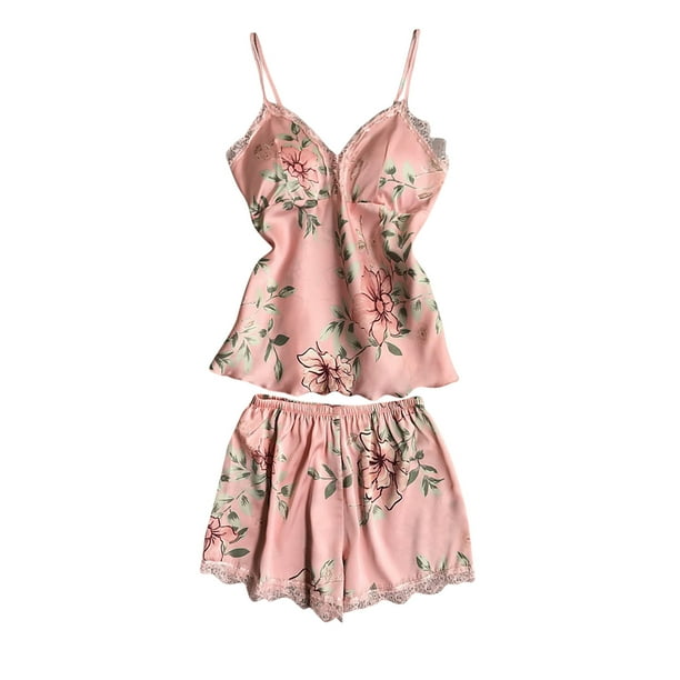Lencería de encaje sexy para mujer Ropa de dormir con estampado de ropa interior Babydoll Set Ropa de dormir Fridja nalpqowj16802