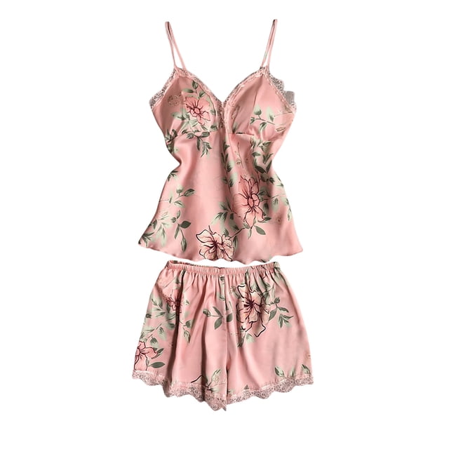 Lencería de encaje sexy para mujer Ropa de dormir con estampado de ropa interior Babydoll Set Ropa de dormir Fridja nalpqowj16802