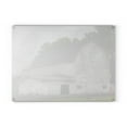 thumbnail image 4 of U R There Photography Columbiaville White Rustic Farmhouse Tempered-Glass Cutting Board 8"x 11", 4 of 9