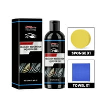 Rayhong Car Headlight Repair Liquid: A cleaning agent for scratches and yellowing of car headlights, crystal plating, polishing, refurbishment and repair