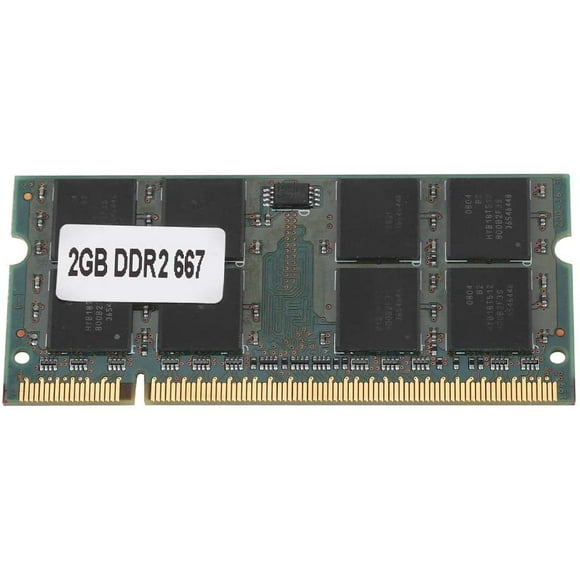 DDR2 Ordinateur Portable Mémoire, DDR2 2G 667MHZ pour Ordinateur Portable PC2-5300 Mémoire Entièrement Compatible pour Carte Mère Intel/AMD 200Pin