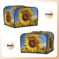 thumbnail image 3 of Haiem Sky Golden Sunflower Field A Print Toaster Covers 4 Slice Wide Slot,Bread Dust Cover & Fingerprint Protection,Bread Machine Cover,Appliance Covers, 3 of 7