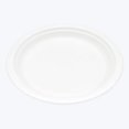 thumbnail image 1 of Reharvest Platos de Comedor 7" (18 Cm) [Paquete de 50], Resistentes, 100 % Biodegradables, Compostables en Casa, sin Plástico, sin BPA, Hechos de Fibras de Caña de Azúcar de Bagazo Ecológicas, 1 of 5