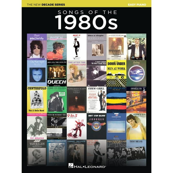 Hal Leonard Songs of the 1980s (The New Decade Series) Easy Piano Songbook