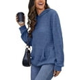thumbnail image 4 of YATELLE Sweaters for Women Long Sleeve Fashion Hoodies Fall Pullover Sweatshirts with Pocket Tunic Tops, 4 of 4