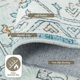 thumbnail image 6 of Junovo 6'x9'Rugs for Living Room Boho Rug Floor Carpet,Light Blue, 6 of 7