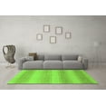 thumbnail image 3 of Ahgly Company Indoor Rectangle Abstract Green Modern Area Rugs, 2' x 4', 3 of 4
