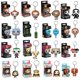 thumbnail image 2 of Funko pop-llavero de cara fantasma, figuras de acción de vinilo, juguetes de RICK, Kakashi, Harley Quinn, Zombi, Travis, 2 of 2