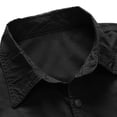 thumbnail image 4 of Stamzod Work Shirts for Men Outdoor Athletic Long Sleeve Button Down Shirt Men Quick-Dry Breathable Casual Shirts with Pockets Black XXXXL, 4 of 9