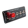 thumbnail image 4 of Btafrte Interruptores LED 12 V 5 en 1 Panel Control Interruptor LED para Vehículos Carreras, 4 of 9