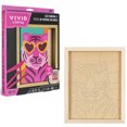 thumbnail image 7 of Vivid by Brea Reese: Clay Painting Art Kit - Wild Tiger - DIY Textured Clay-By-Number, 8 Air Dry Colors, Display Frame, Hot Pink Animal, Picture Craft, 7 of 7