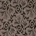 thumbnail image 2 of Zelouf Evelyn Floral Glitter Scallop Lace  , Sewing, DIY, Crafts Fabric by the Yard, Black/mauve, 5 Yard, 2 of 2
