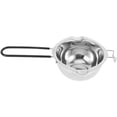 thumbnail image 1 of BESTYASH 1Pack Round Melting Pot Silver Color Cheese Wax Butter Caramel Sweets, 1 of 8