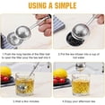 thumbnail image 4 of 2pcs Long Handle Tea Ball Stainless Steel, Premium Tea Infuser Filter for Loose Leaf Tea, Reusable Fine Mesh Tea Interval Diffuser Strainer for Cup and Teapot, 4 of 7