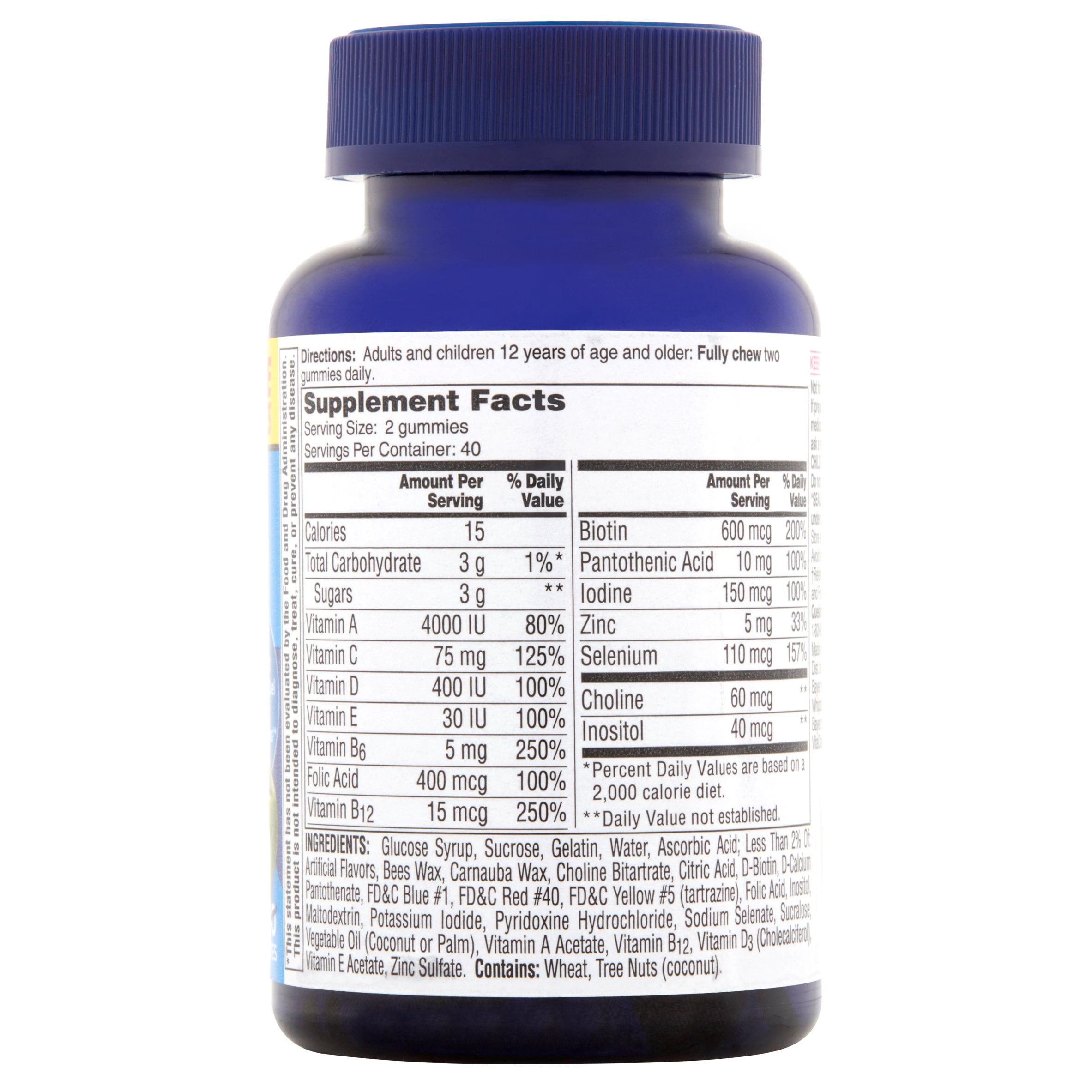 One A Day Men?s VitaCraves Multivitamin Supplement Gummies, 80 Count, Bonus Pack