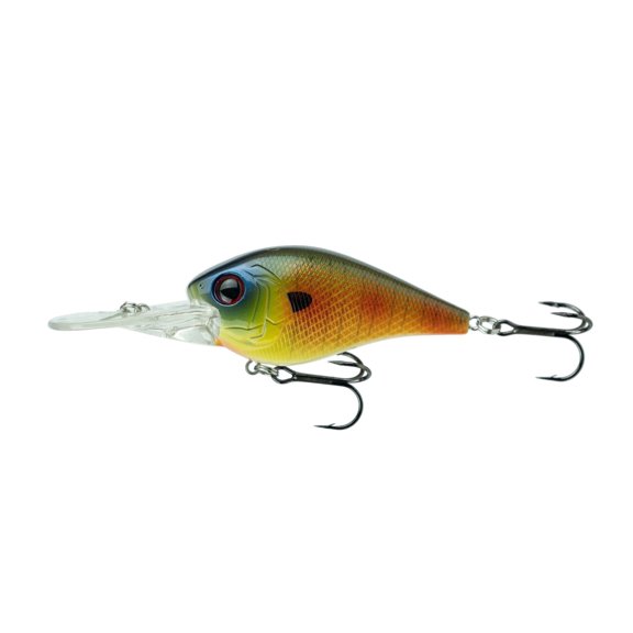 6th Sense Crush 250MD Crankbait Bass Fishing Lure 2.5 in 5/8 oz Medium Diving Hard Bait 7 to 11 ft Diving Depth with #3 Treble Hooks
