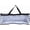 Blue Plaid, variant on Transparent Large Capacity Storage Bag, PVC Film Organizer with Comfort Handle for Travel Dorm Camping Closet, Made of 600D Oxford Cloth and Clear Window (Coffee Grid)