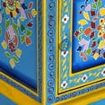 thumbnail image 5 of vidaXL Bedside Cabinet Solid Mango Wood Turquoise Hand Painted, 5 of 5