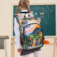 thumbnail image 7 of FORMRS Unisex School Backpack 17" Student Travel Bag with Laptop Compartment, Art Path, 7 of 7
