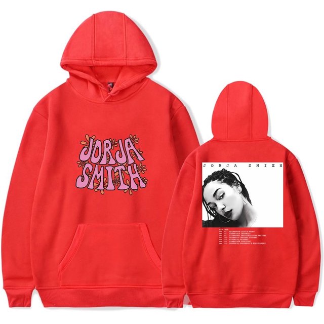 Jorja Smith Falling or Flying 2025 Tour Merch Chandail à Capuchon Manches Longues Unisexe Rétro Mode hip-hop top,04,TP
