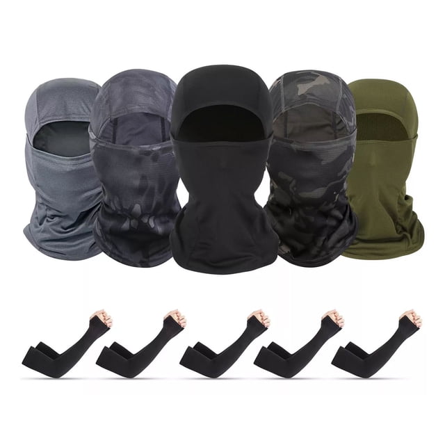 Balaclava 5 Pack Full - Pasamontañas Militar Táctico Bandana
