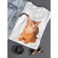 thumbnail image 3 of Beautiful Abyssinian Cat T-Shirt Women -Image by Shutterstock, Female 3X-Large, 3 of 4