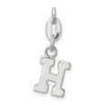 thumbnail image 1 of Pendentif en Forme de H Initiale en Argent Sterling 925, 1 of 1