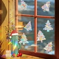 thumbnail image 4 of Christmas Suncatchers, Window Stickers, Snowflake Electrostatic Cling Decals for Bird Proof Holiday Decor, Colorful Rainbow Glass Sun Catchers, Removable Seasonal Window Film for Doors and Windows, 4 of 7