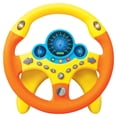thumbnail image 2 of Volante de simulación eléctrica, funciones con música, juguetes vocales, juegos, efectos de sonido, volante de juguete, para niños y Hugo Volante de simulación, 2 of 10