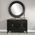 thumbnail image 3 of Uttermost Aiken 2-Door Contemporary Iron and Wood Cabinet in Ebony Black, 3 of 10