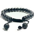 thumbnail image 1 of Pulsera Mala Hueso de Yak Oscuro, 1 of 1
