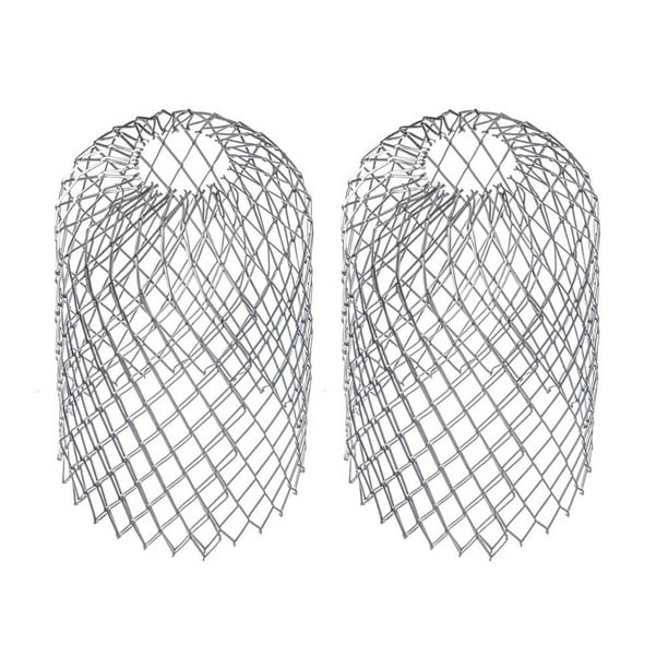 2pcs aleros de drenaje de tubos de drenaje Techo Techo Tubo Tubo Strainer Mess Anti-Leaf Stranteder