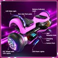 thumbnail image 5 of Hoverboard, 6.5" Hover Board with Bluetooth and LED Lights, 300W Powerful Motor, 6-10MPH Max Speed Electric Scooter, 5 of 6