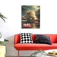 thumbnail image 4 of Gaeub Cute Kitten Water Lilies Print Modern Canvas Wall Art Prints,Artwork Abstract Paintings,Canvas Decorative,Pictures on Canvas for Home Decorations,Wall Decor, 4 of 6