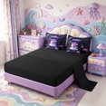 thumbnail image 3 of Manfei Colorful Axolotl 7-Piece Twin Bedding,Kawaii Animal Bedding Comforter Set,Black Reversible, 3 of 7