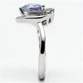 thumbnail image 4 of Rhodium Brass Ring with AAA Grade CZ in Light Amethyst for Women Style 3W030, 4 of 4