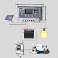 thumbnail image 5 of Controlador de Carga Solar PWM con Wifi y Bluetooth, 60 A, 12 V/24 V, Descargador Automático de Carga USB Dual, Regulador de Panel Solar con Pantalla LCD., 5 of 5