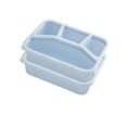 thumbnail image 6 of InsCrazy Bento Box Adult Lunch Box Four-compartment Snack Box 2PC, 6 of 9